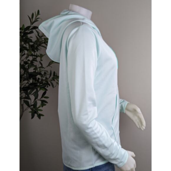 Under Armour Big Logo Fleece-Lined Hoodie Sweatshirt, Sea Glass Blue - Picture 7 of 9